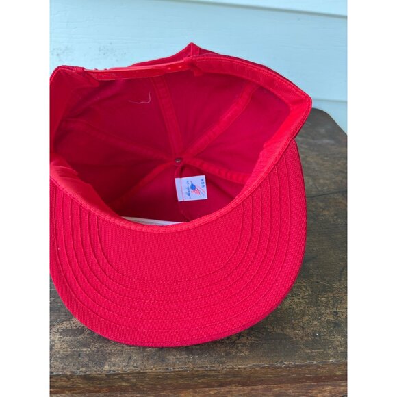 Vintage Gwaltney Racing 27 Adjustable Red Snapback Hat X3 - Picture 3 of 4